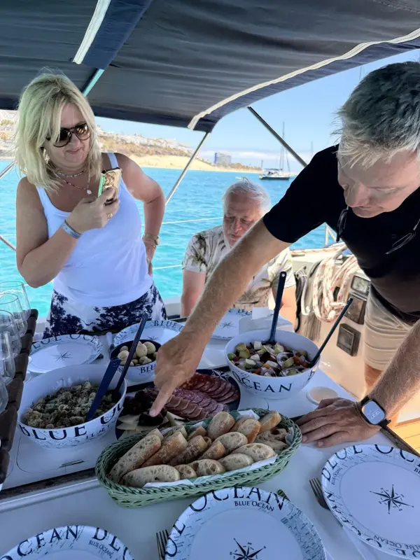 Lunch on board KATE